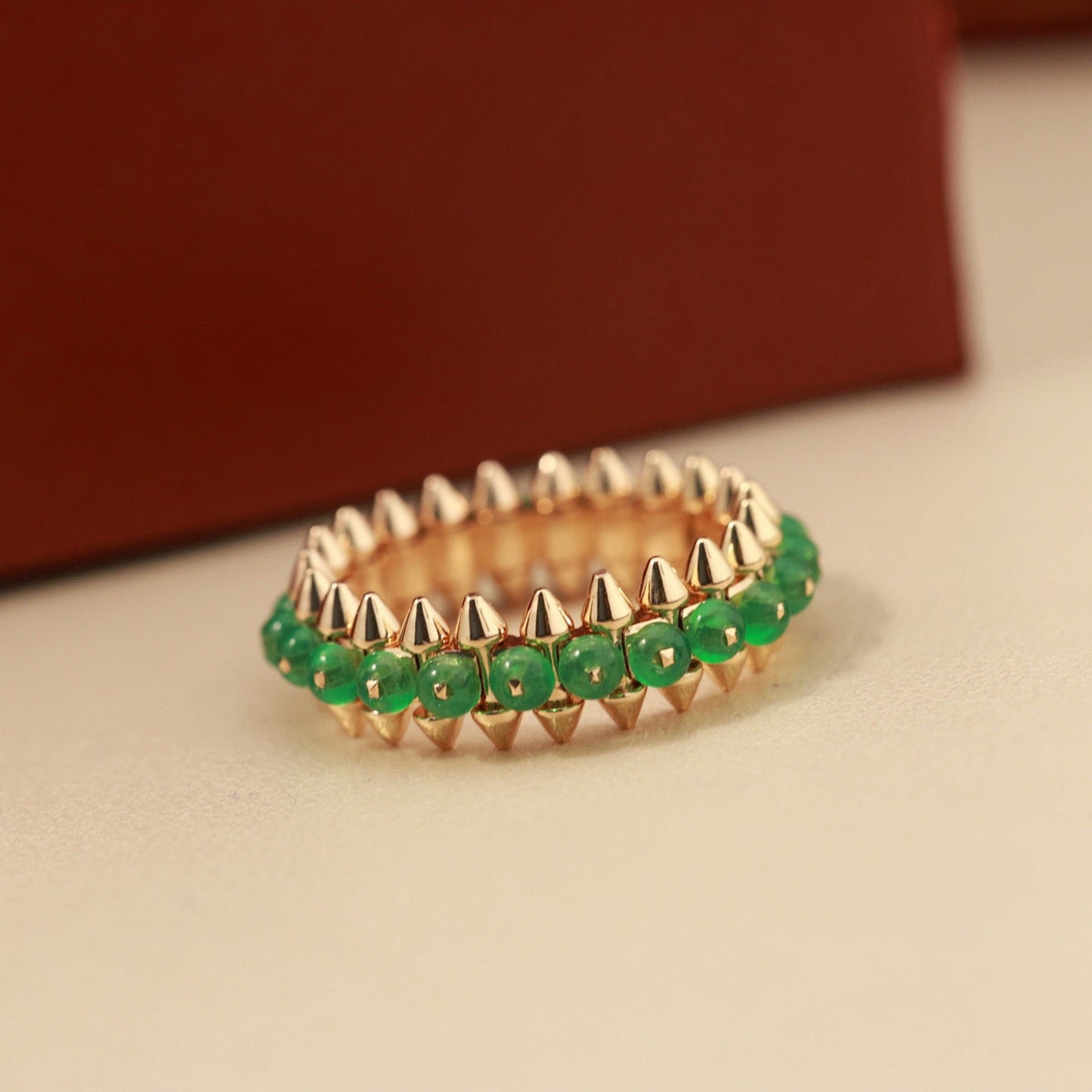 [Limara] CLASH 7.9MM AGATE CHALCEDONY RING