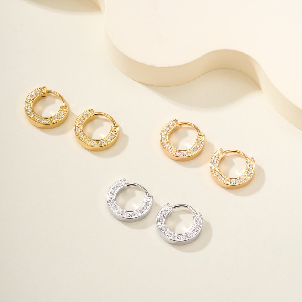 [Limara] LOVE DIAMOND EARRINGS