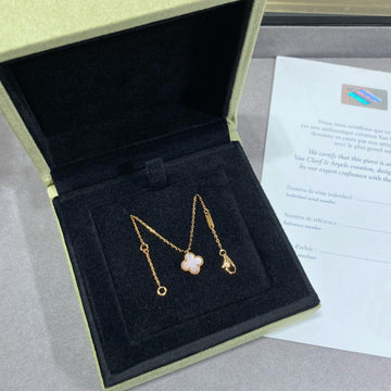 [Limara]CLOVER 9.5MM PINK MOTHER OF PEARL SINGLE FLOWER NECKLACE