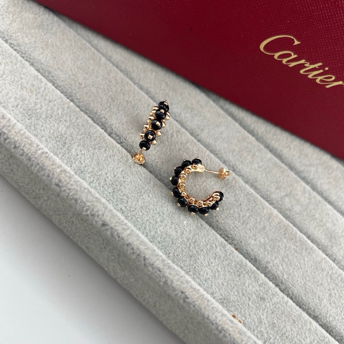 [Limara] CLASH 7.9MM AGATE CHALCEDONY EARRINGS
