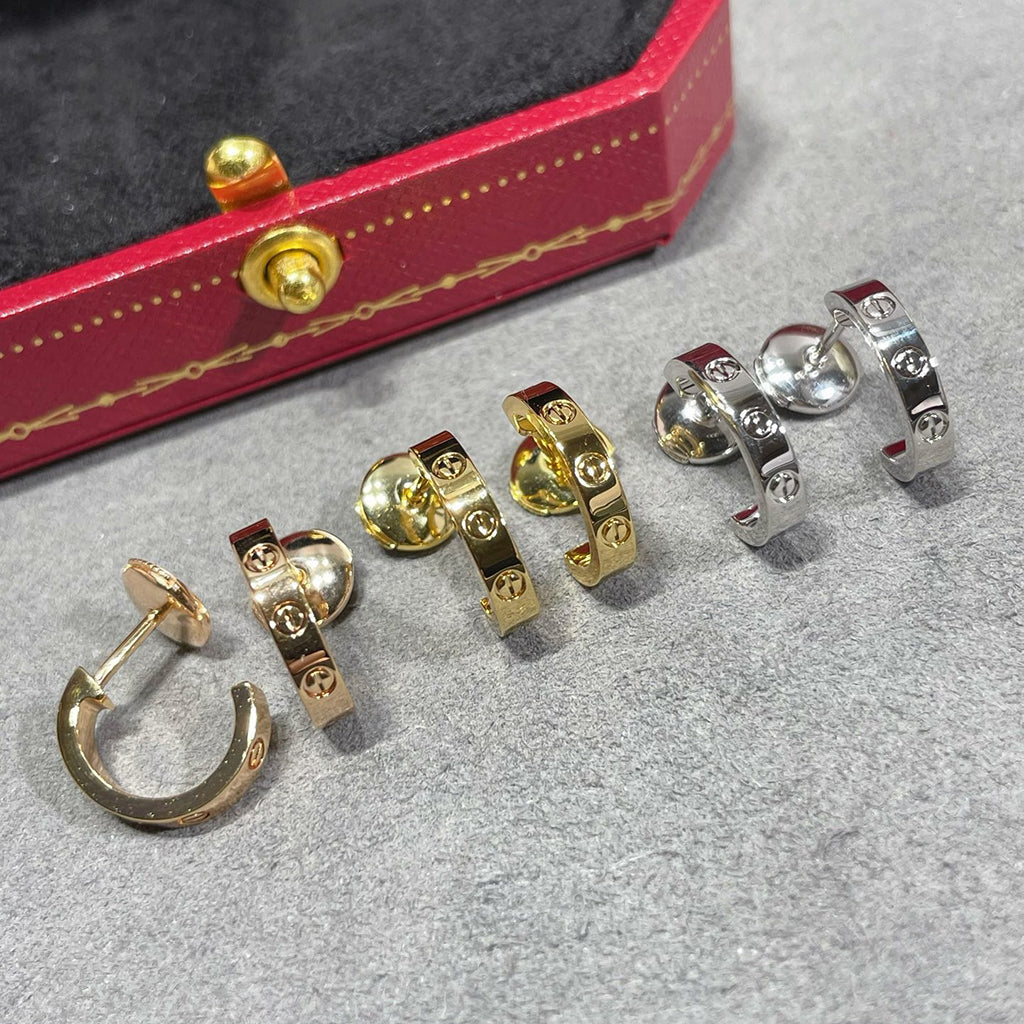 [Limara] LOVE EARRINGS 2.65 MM NO DIAMOND SMALL