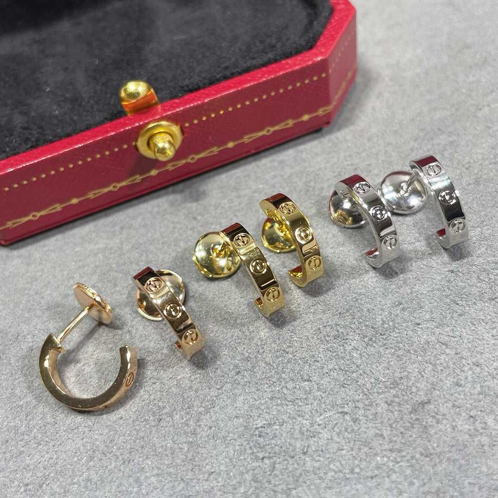[Limara] LOVE EARRINGS 2.65 MM NO DIAMOND SMALL