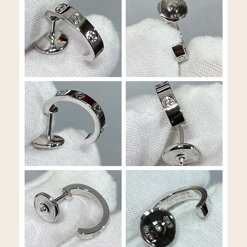 [Limara] LOVE EARRINGS 2.65 MM NO DIAMOND SMALL