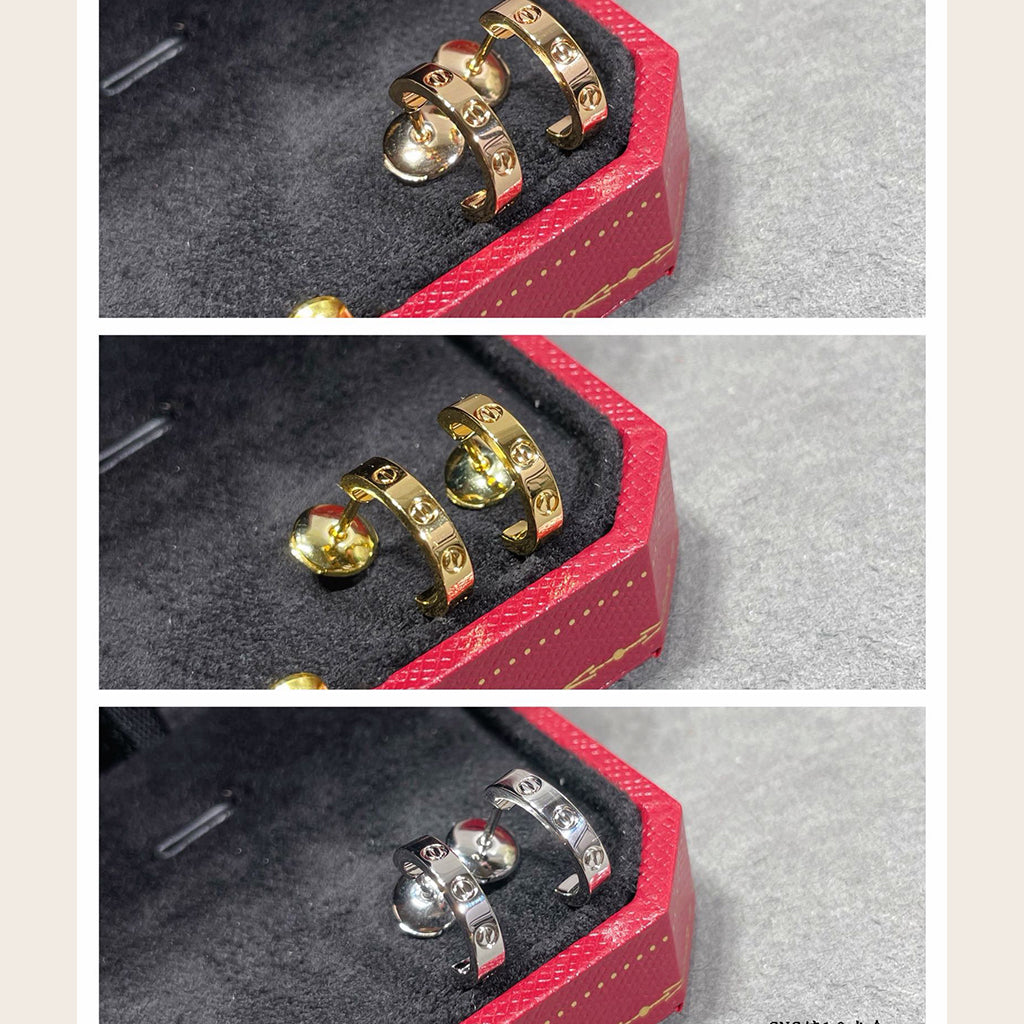 [Limara] LOVE EARRINGS 2.65 MM NO DIAMOND SMALL