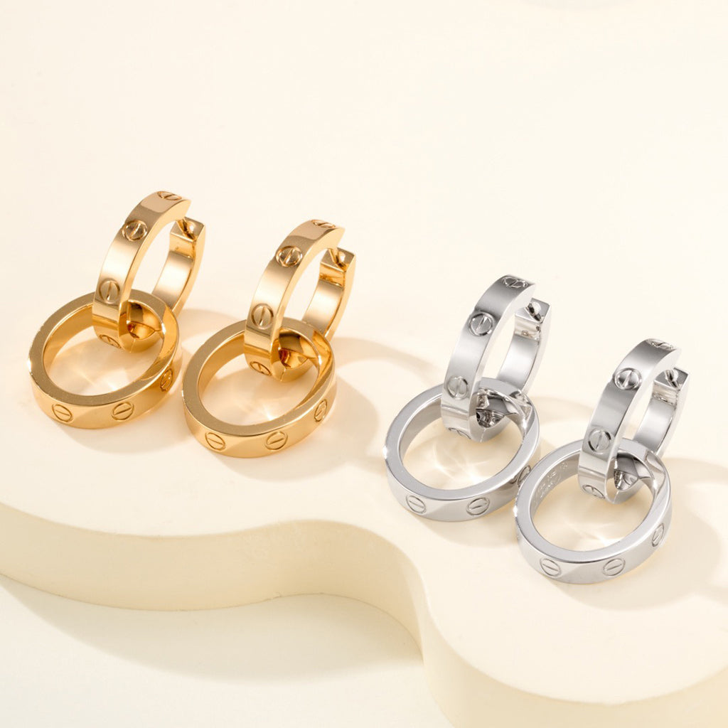 [Limara] LOVE 3.3MM DANGLE EARRINGS