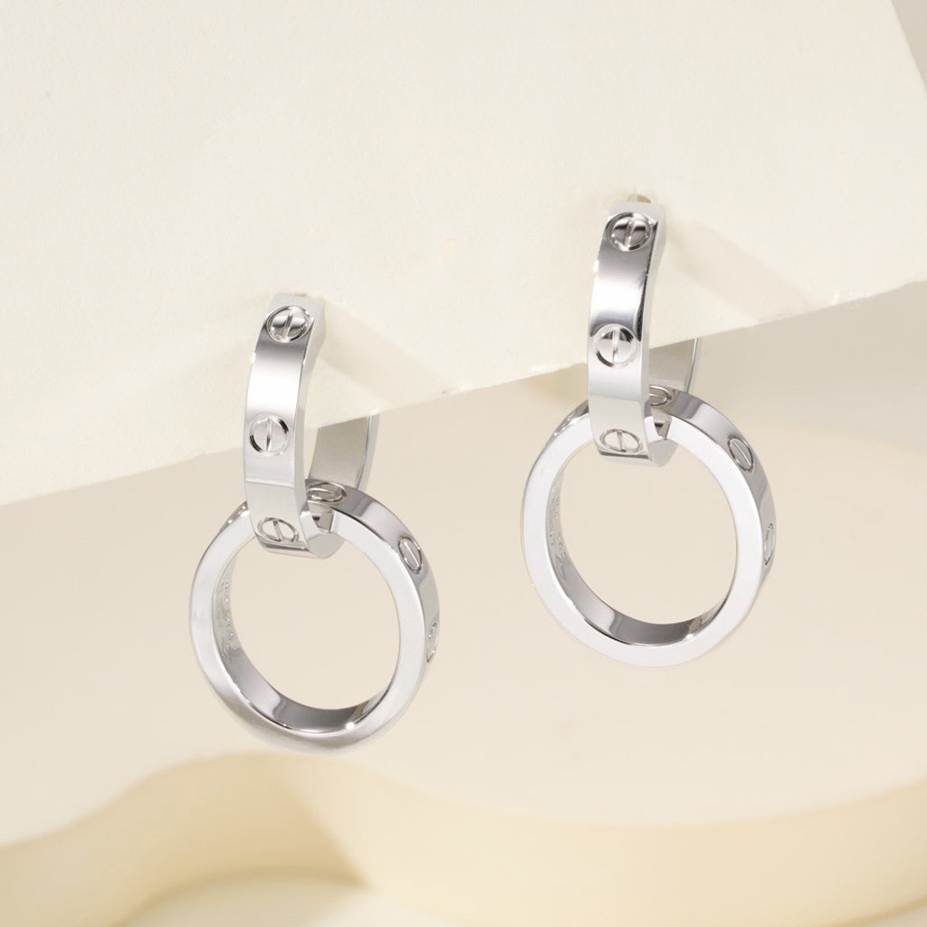 [Limara] LOVE 3.3MM DANGLE EARRINGS