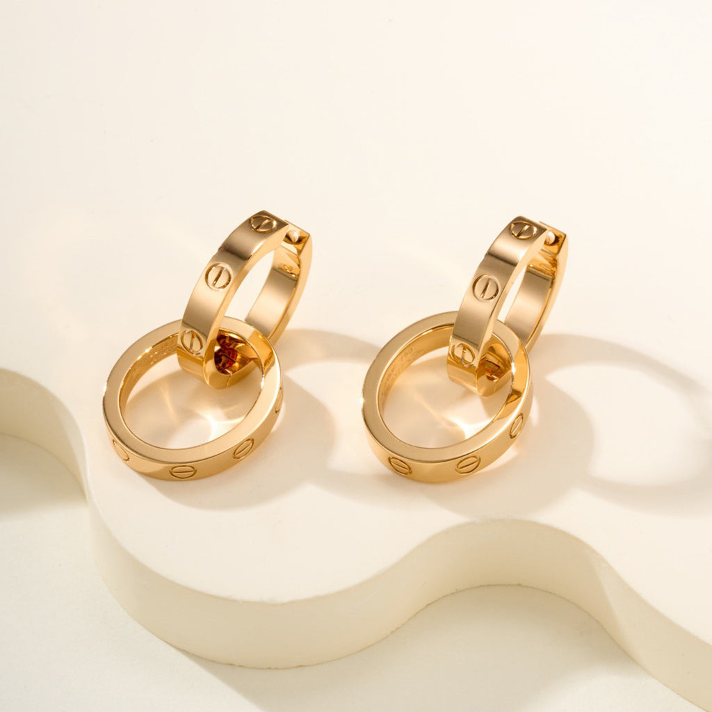 [Limara] LOVE 3.3MM DANGLE EARRINGS