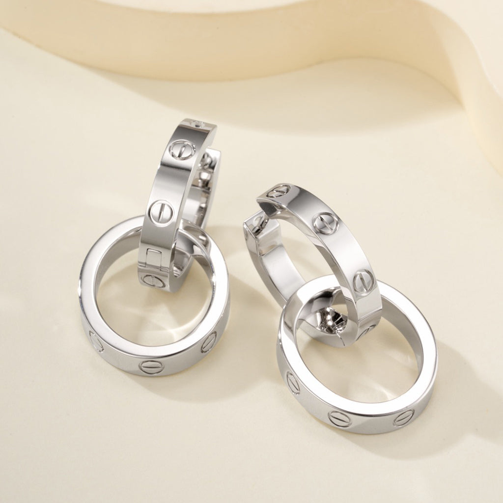 [Limara] LOVE 3.3MM DANGLE EARRINGS