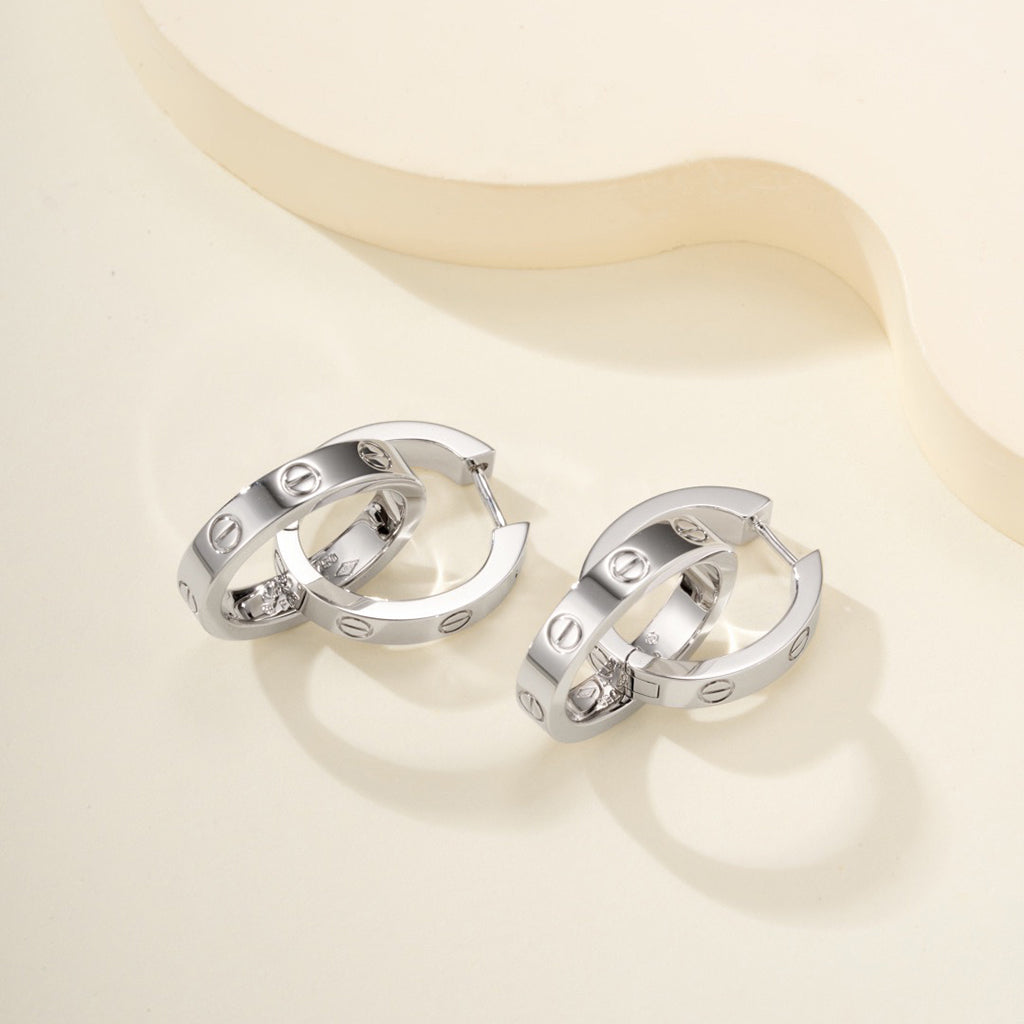 [Limara] LOVE 3.3MM DANGLE EARRINGS