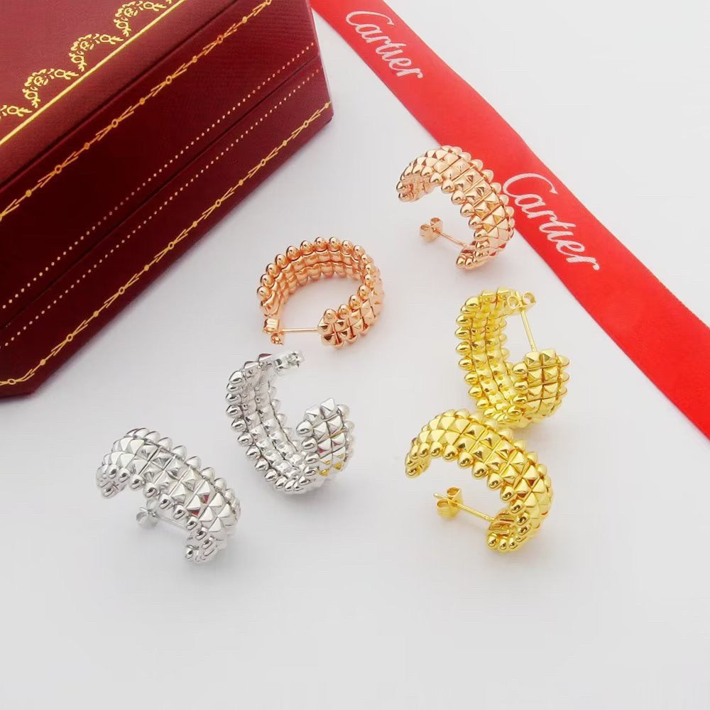 [Limara] CLASH 9.2MM DOUBLE ROW EARRINGS