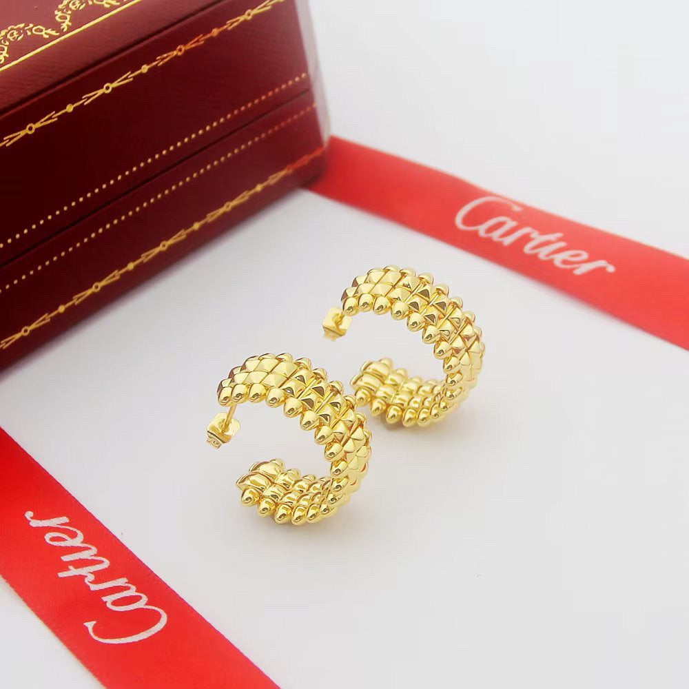 [Limara] CLASH 9.2MM DOUBLE ROW EARRINGS