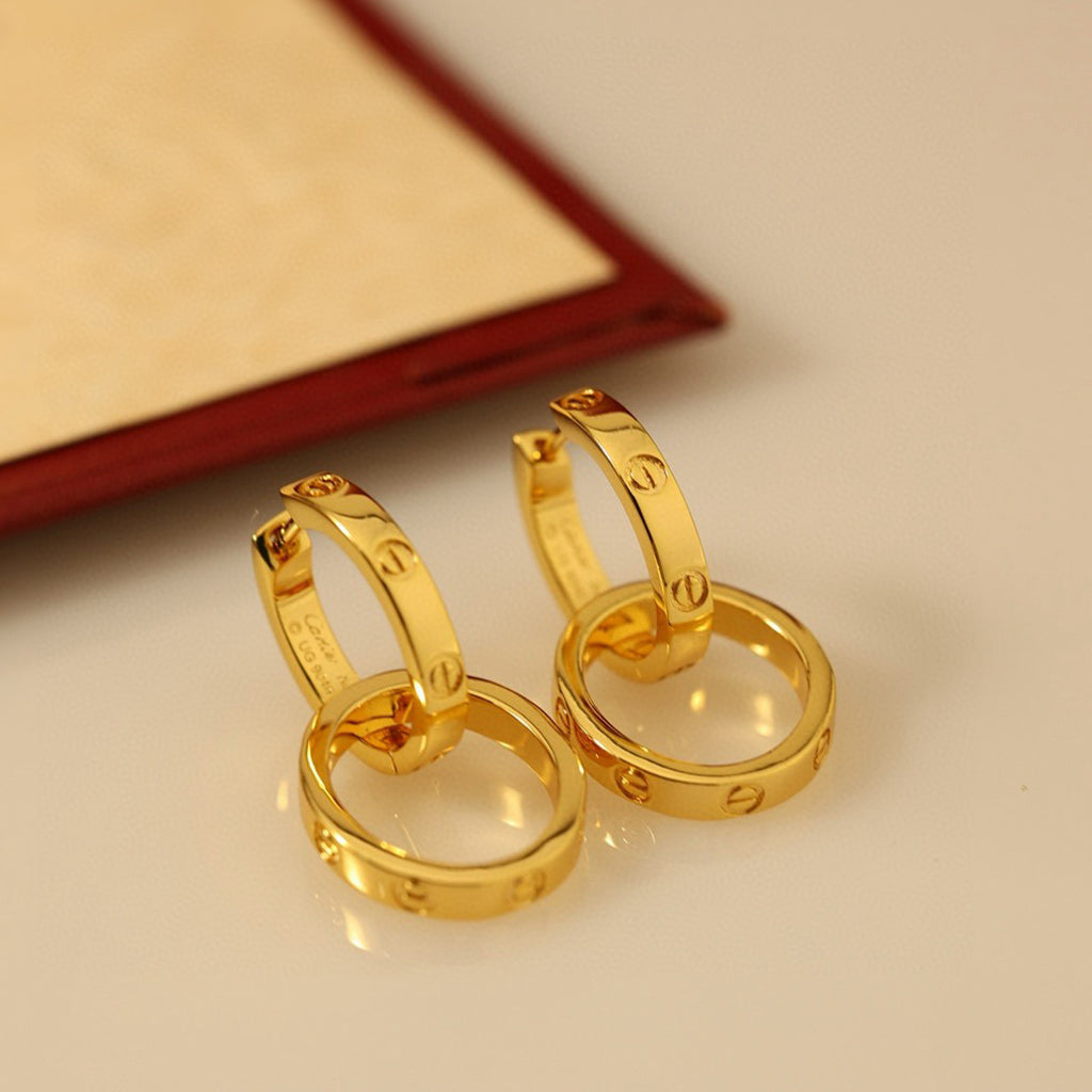 [Limara] LOVE 3.3MM DANGLE EARRINGS