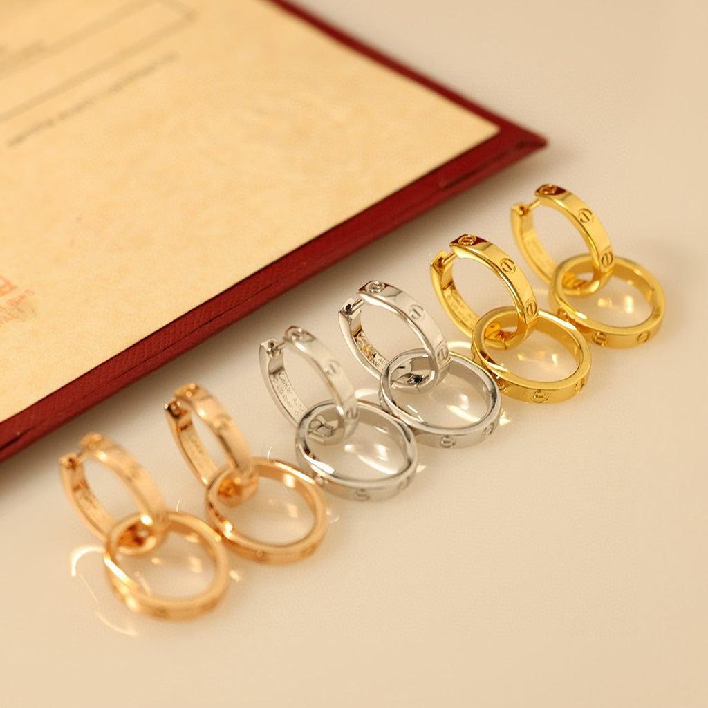 [Limara] LOVE 3.3MM DANGLE EARRINGS