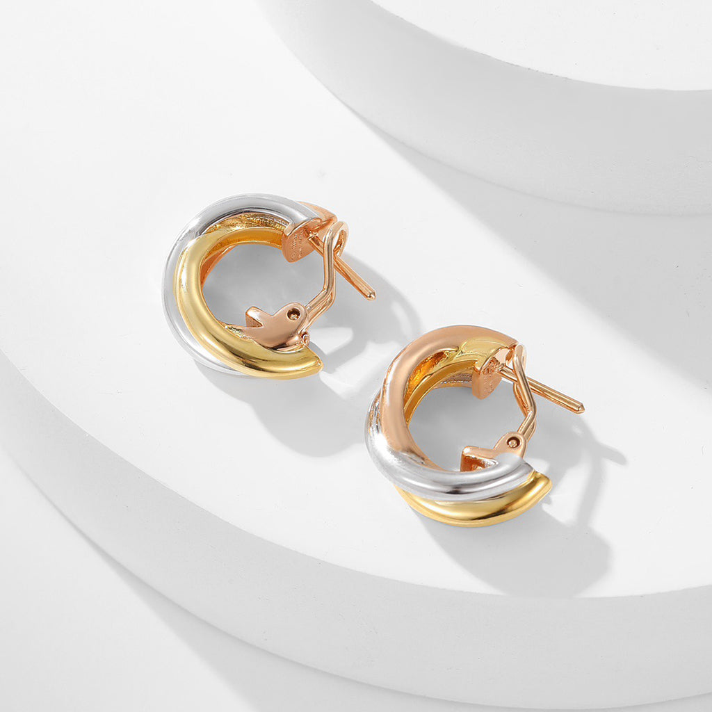 [Limara] TRINITY ON DIAMOND CLASSIC EARRINGS