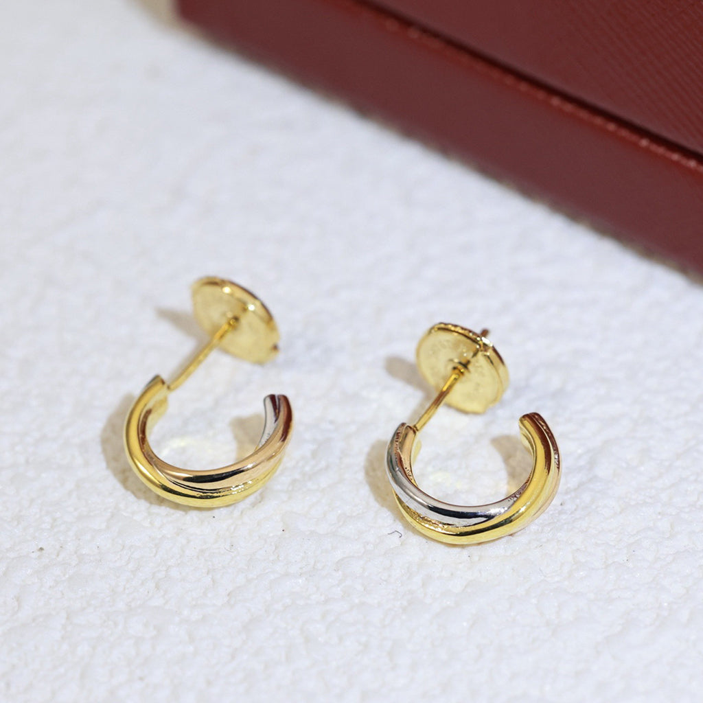 [Limara] TRINITY ON DIAMOND MINI EARRINGS