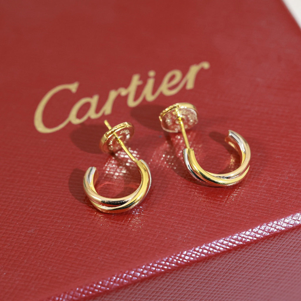 [Limara] TRINITY ON DIAMOND MINI EARRINGS