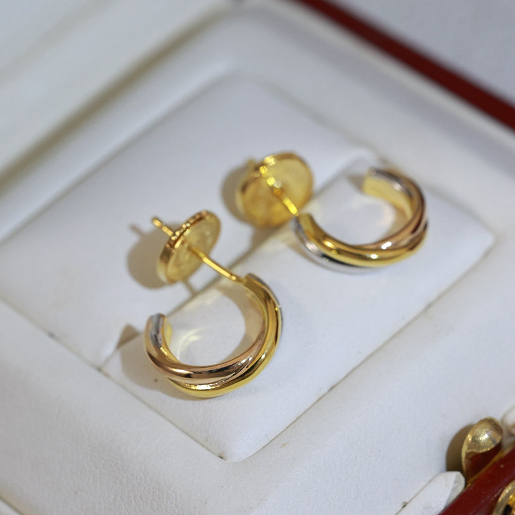 [Limara] TRINITY ON DIAMOND MINI EARRINGS