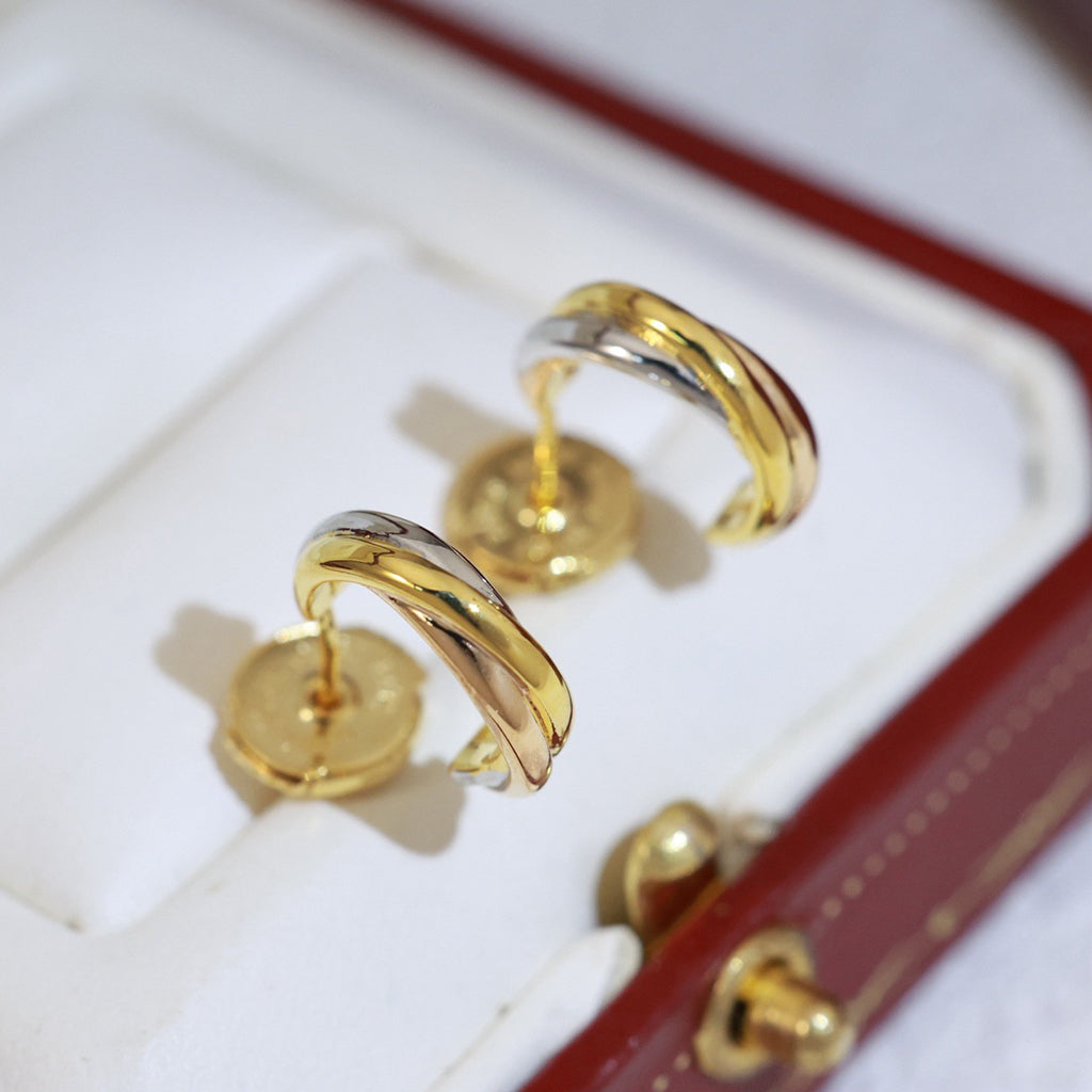 [Limara] TRINITY ON DIAMOND MINI EARRINGS