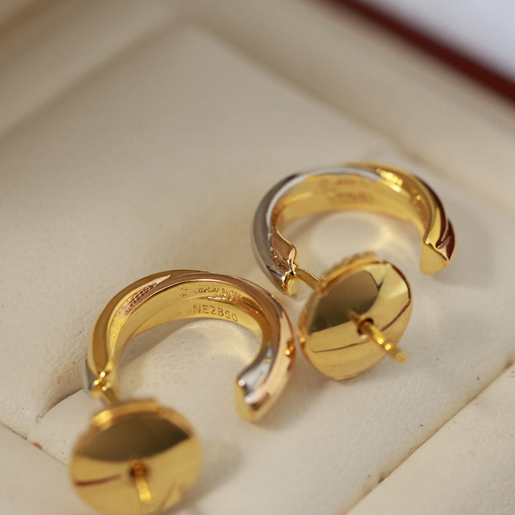 [Limara] TRINITY ON DIAMOND MINI EARRINGS
