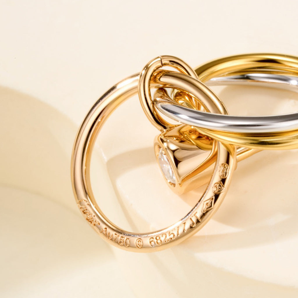 [Limara] TRINITY ON DIAMOND  EARRINGS