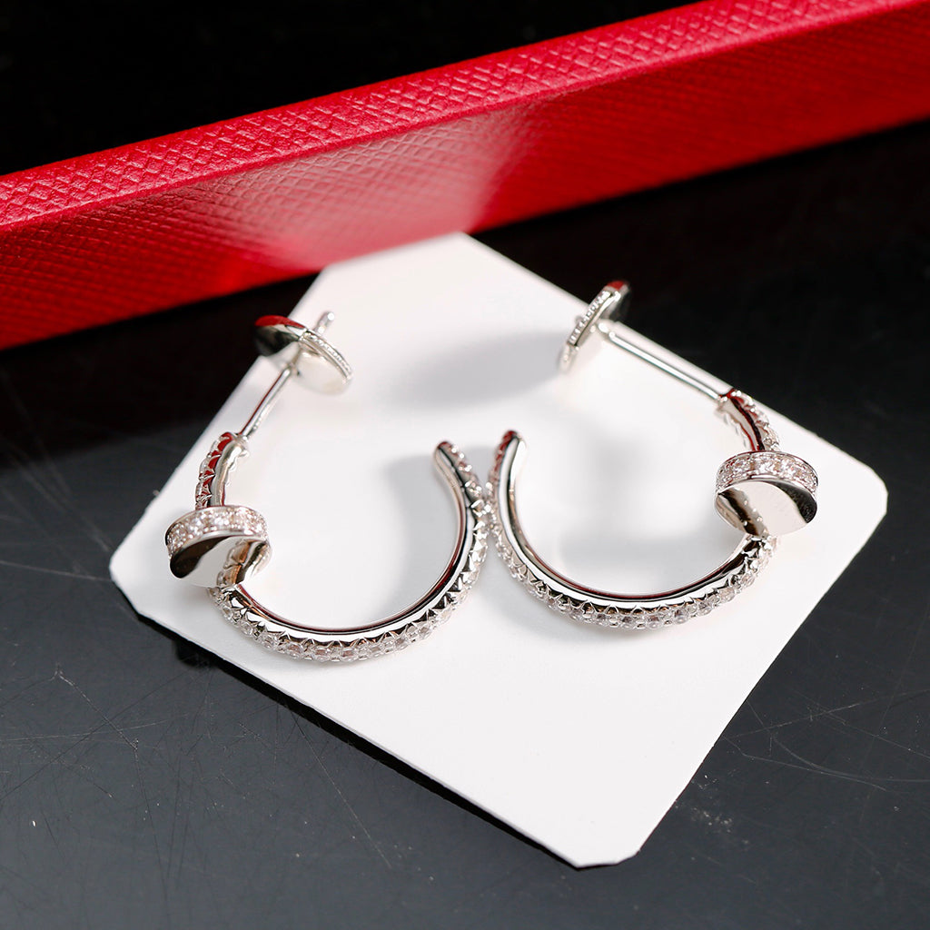 [Limara] JUSTE FULL DIAMOND SMALL EARRINGS