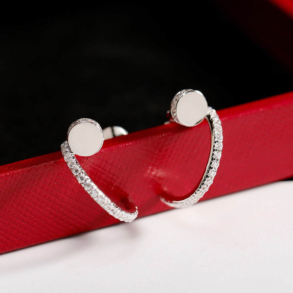 [Limara] JUSTE FULL DIAMOND SMALL EARRINGS
