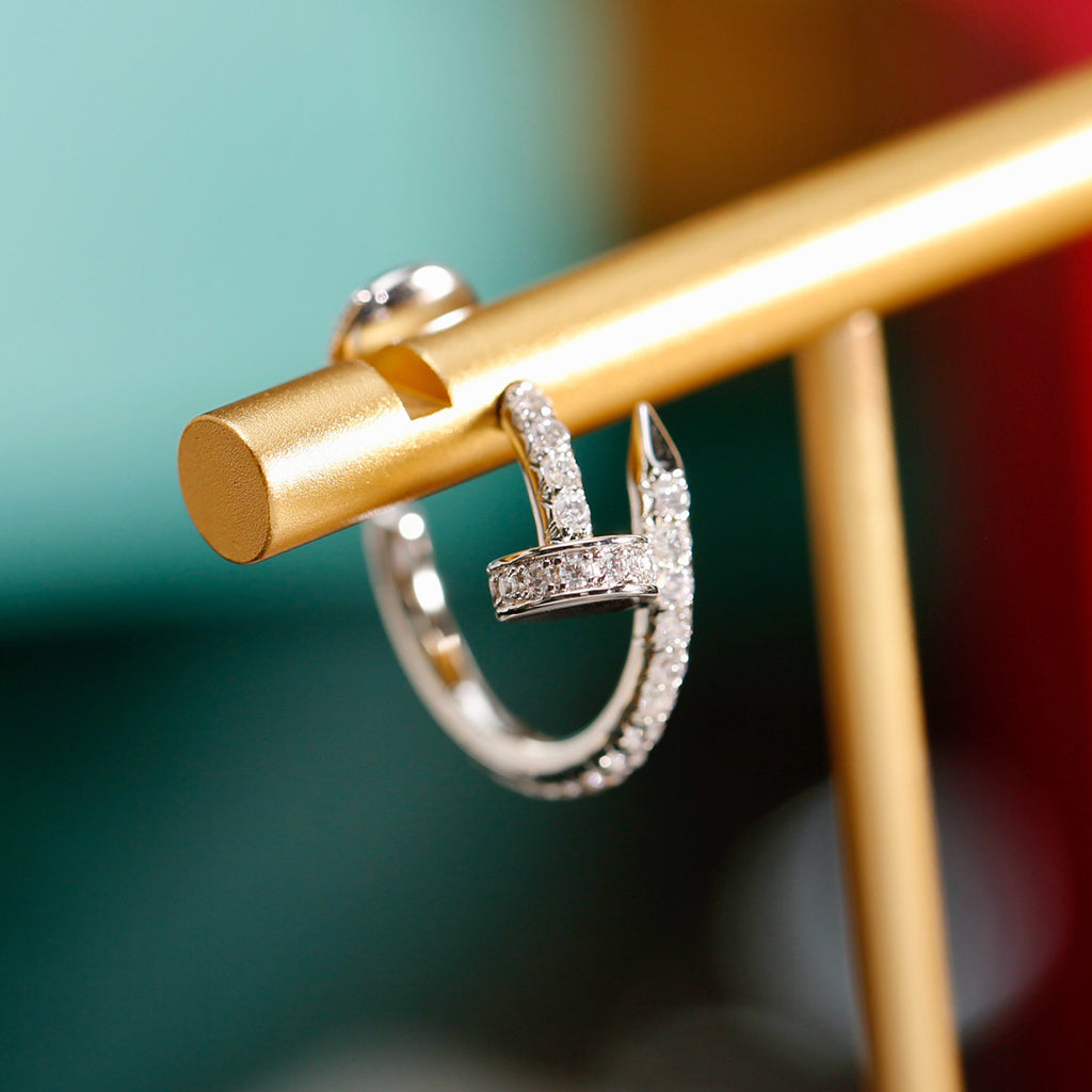 [Limara] JUSTE FULL DIAMOND SMALL EARRINGS