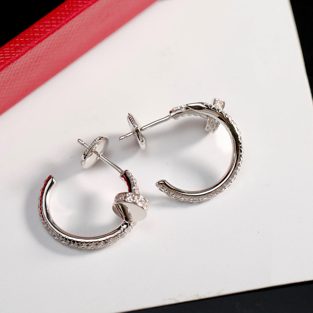 [Limara] JUSTE FULL DIAMOND SMALL EARRINGS