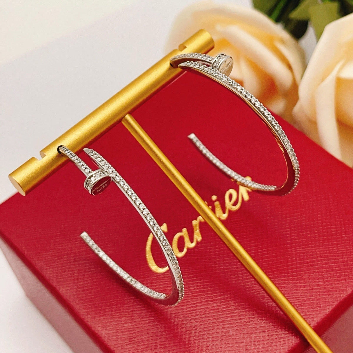 [Limara] JUSTE FULL DIAMOND LARGE EARRINGS