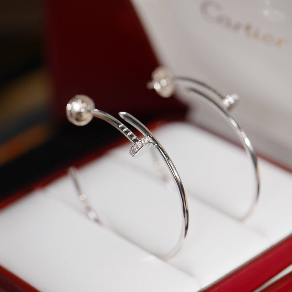 [Limara] JUSTE HALF DIAMOND LARGE EARRINGS