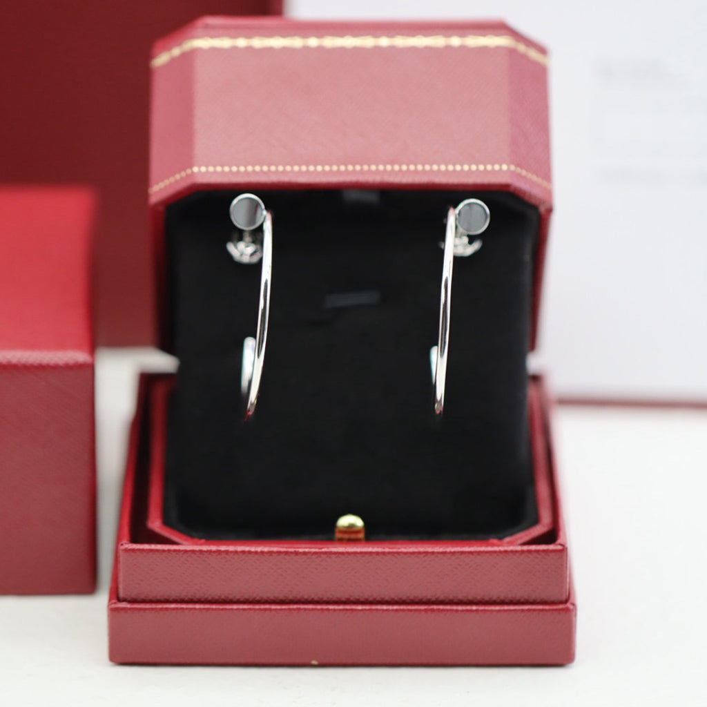 [Limara] JUSTE HALF DIAMOND LARGE EARRINGS