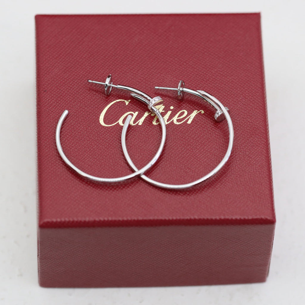 [Limara] JUSTE HALF DIAMOND LARGE EARRINGS