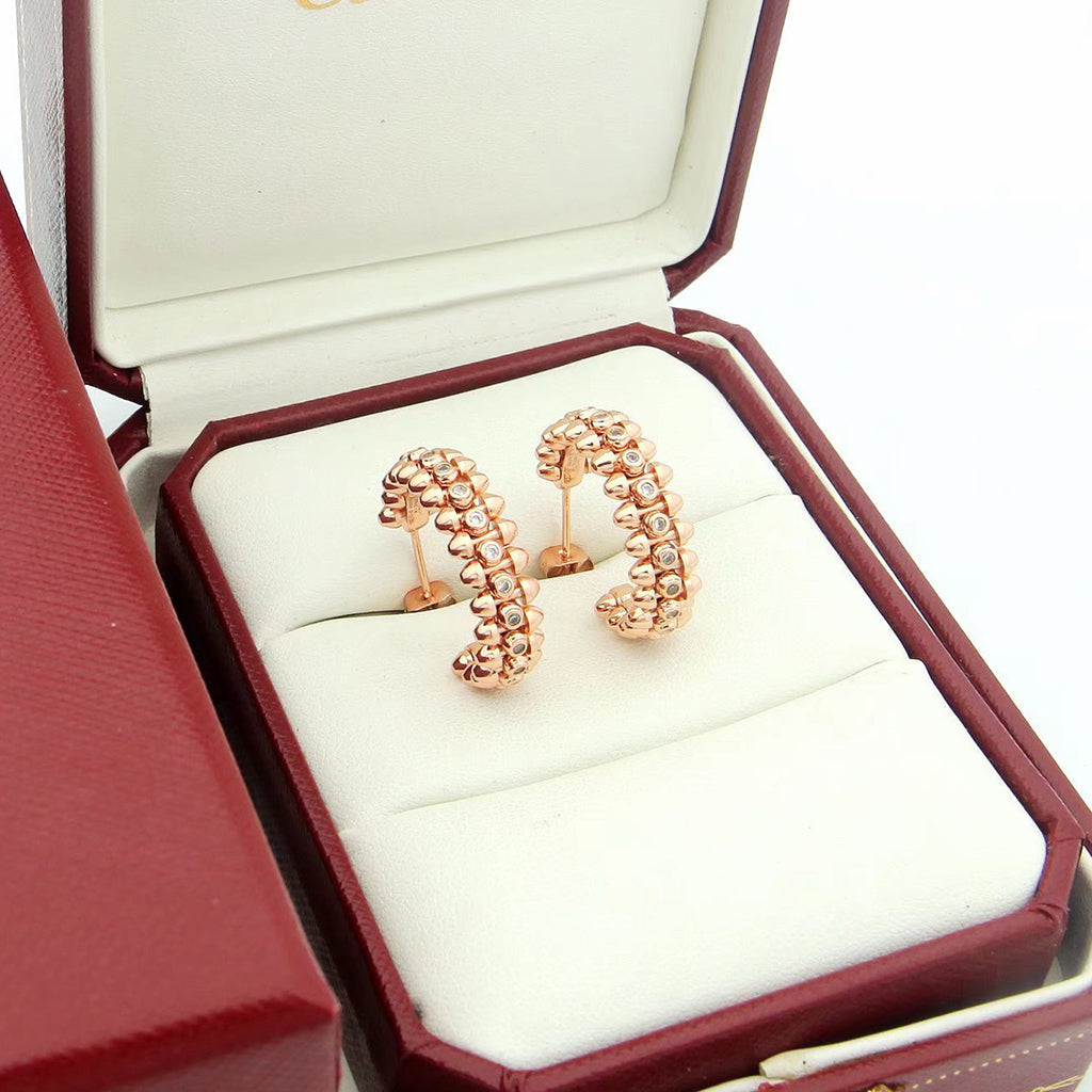 [Limara] CLASH FULL DIAMOND MEDIUM EARRINGS