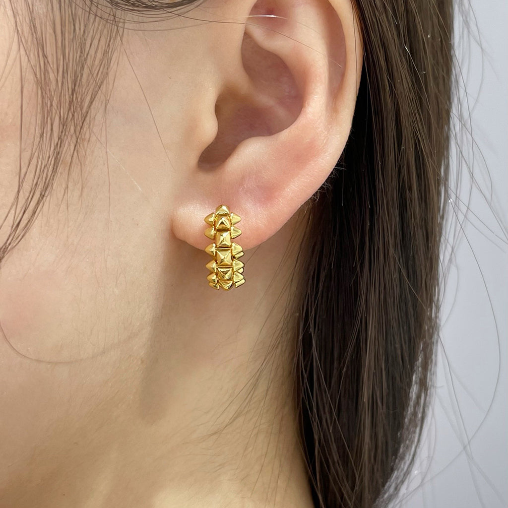 [Limara] CLASH MINI HOOP EARRINGS