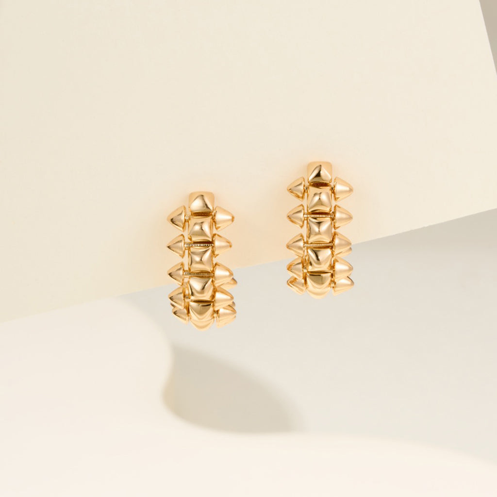 [Limara] CLASH MINI HOOP EARRINGS