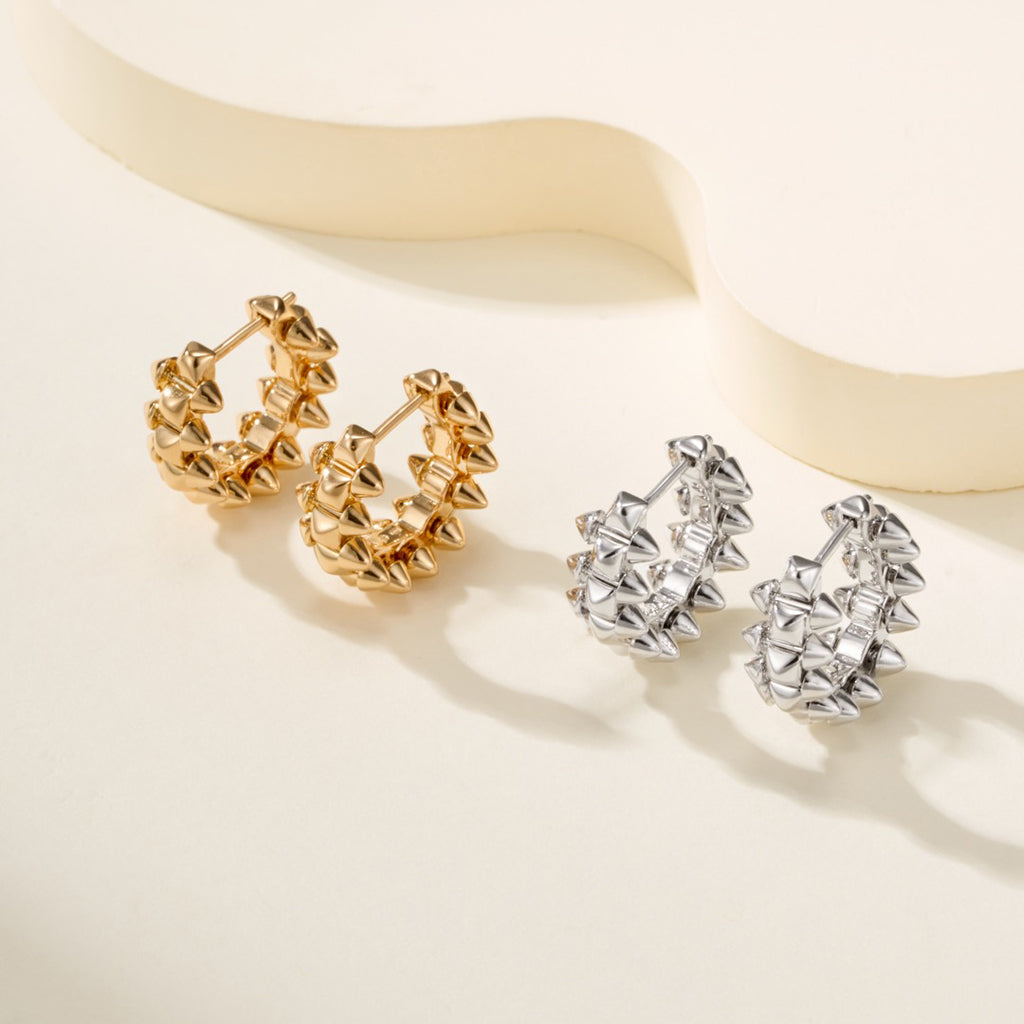 [Limara] CLASH MINI HOOP EARRINGS