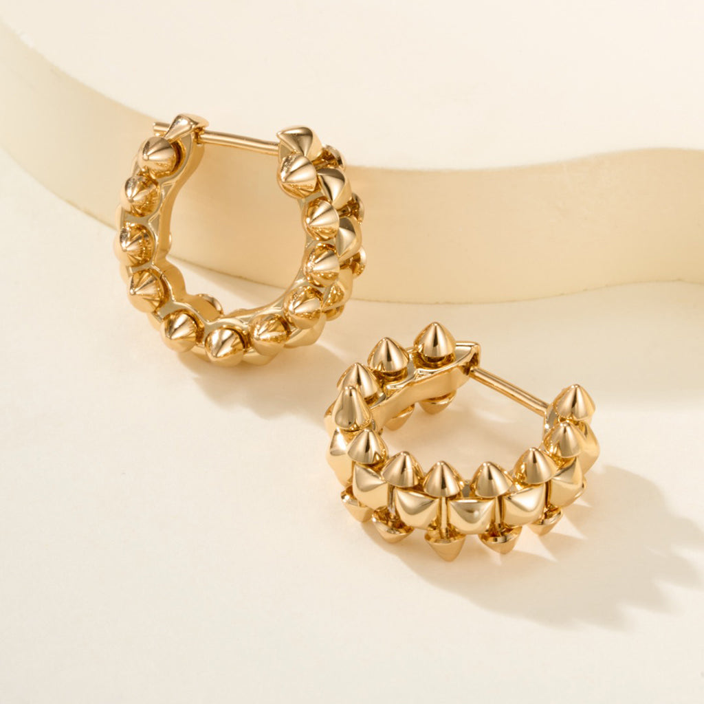 [Limara] CLASH MINI HOOP EARRINGS