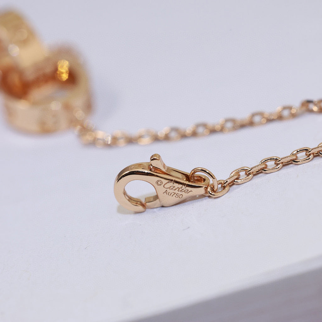 [Limara] LOVE DOUBLE RING NECKLACE