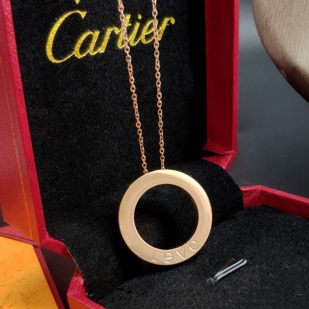 [Limara] LOVE NECKLACE 16MM 3 DIAMONDS