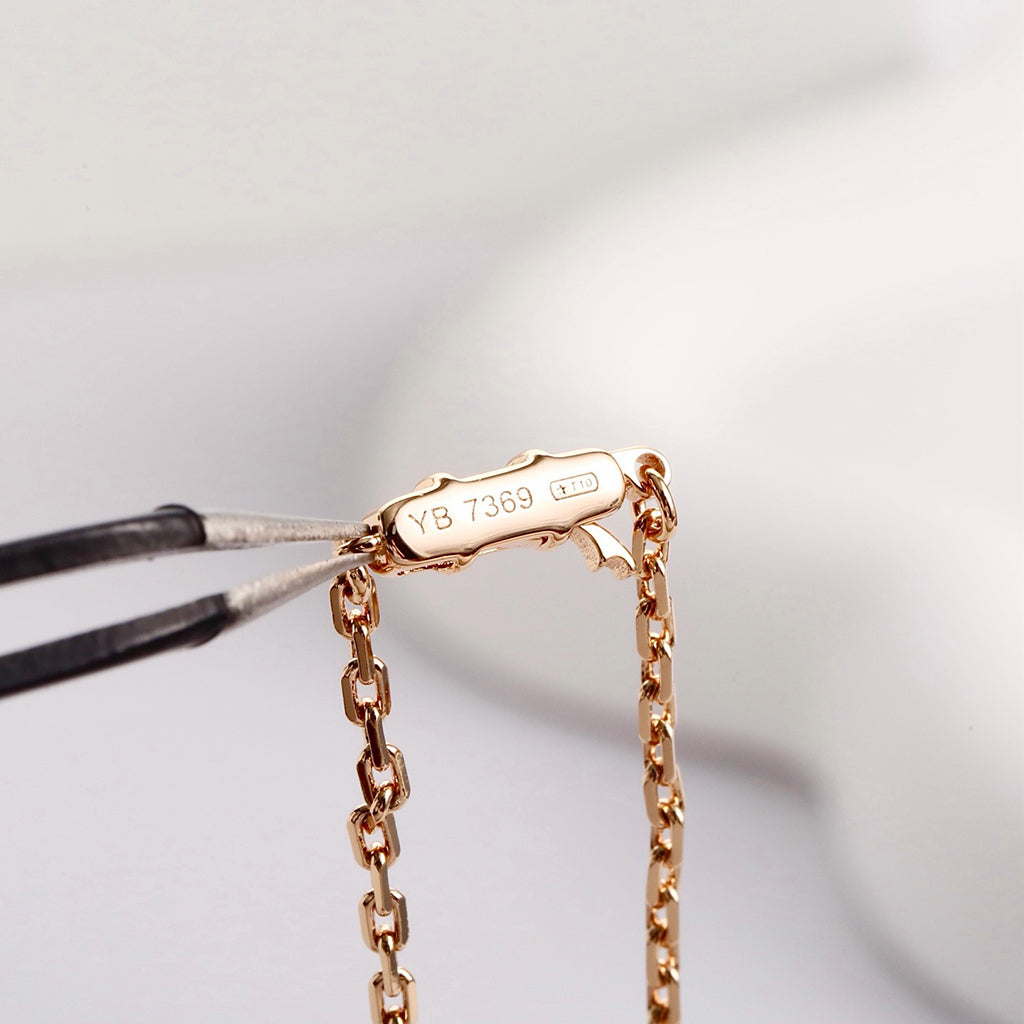 [Limara] LOVE NECKLACE 16MM  FULL DIAMOND