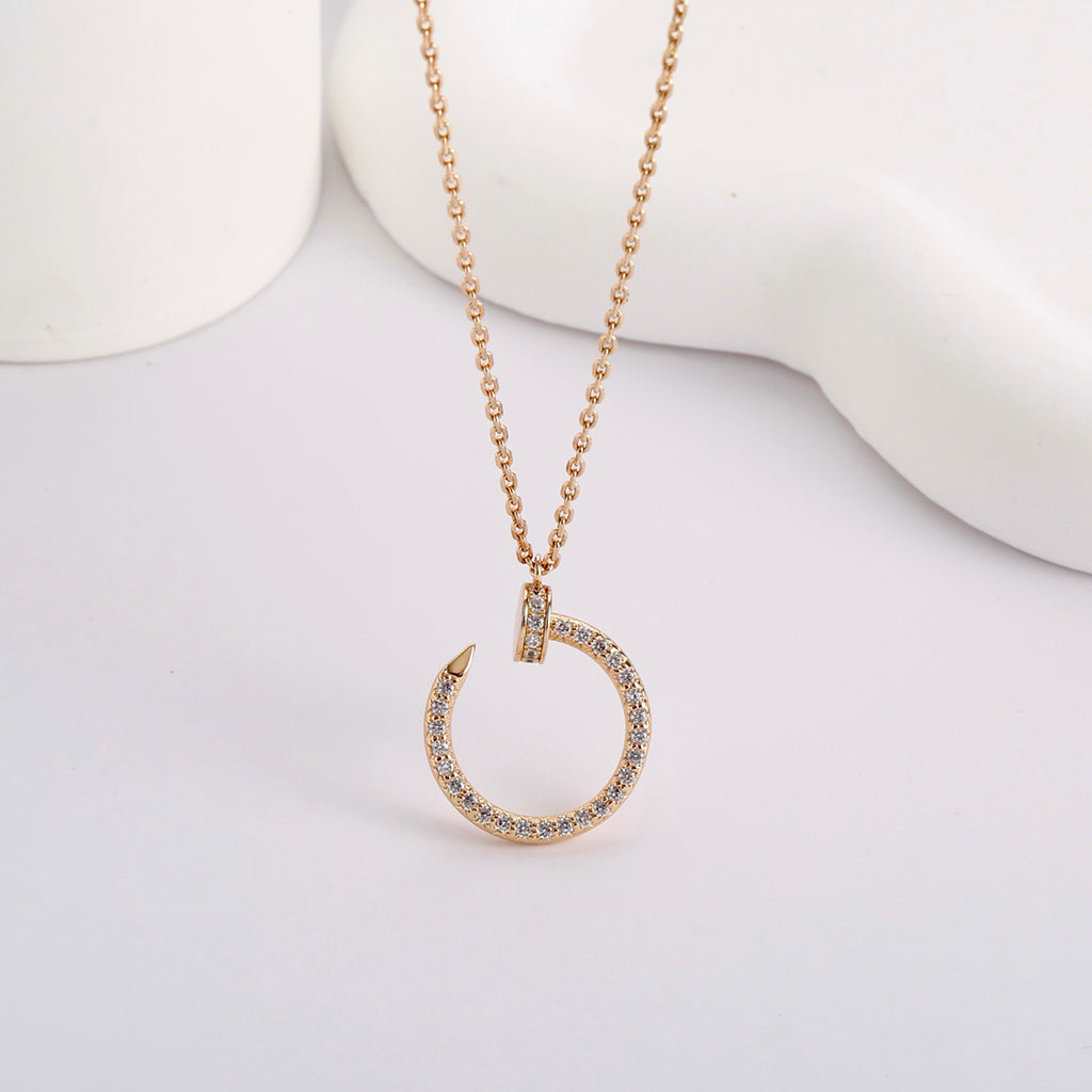[Limara] JUSTE NECKLACE FULL DIAMOND