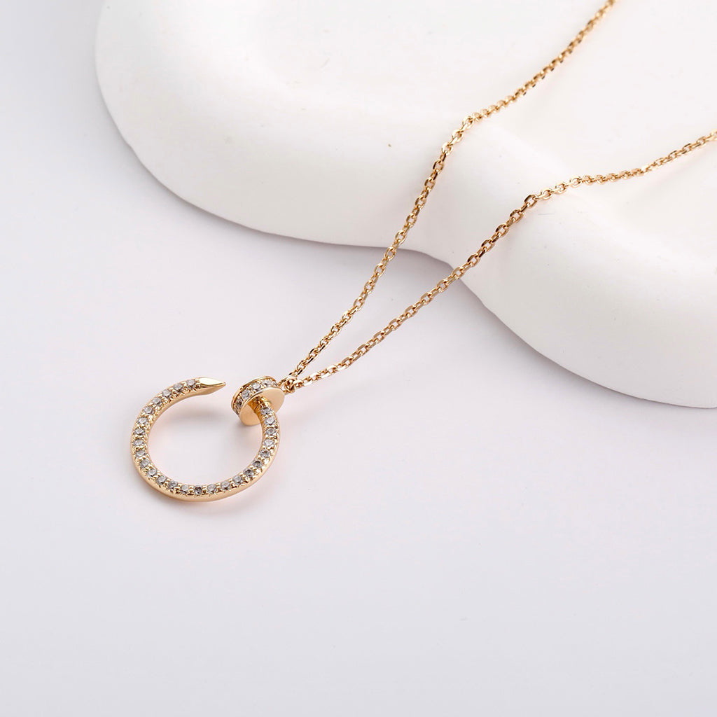 [Limara] JUSTE NECKLACE FULL DIAMOND