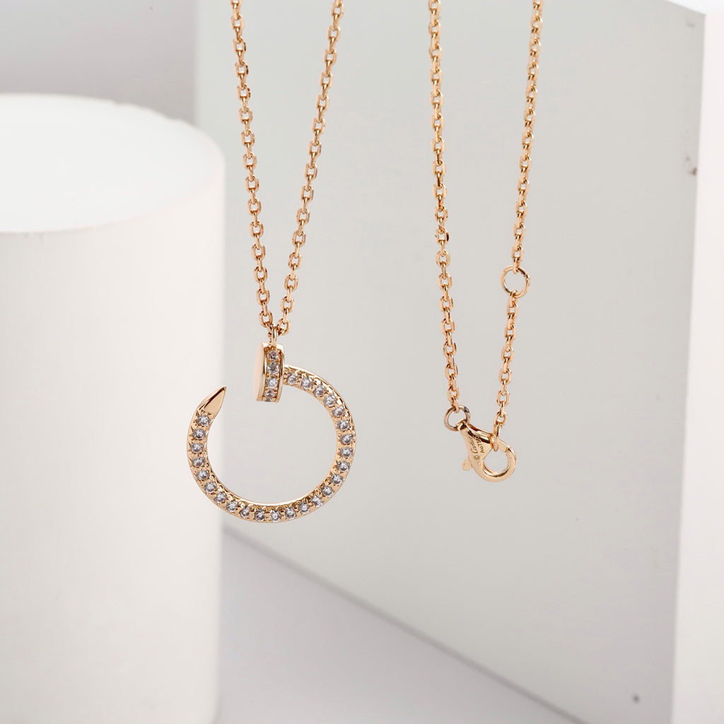 [Limara] JUSTE NECKLACE FULL DIAMOND