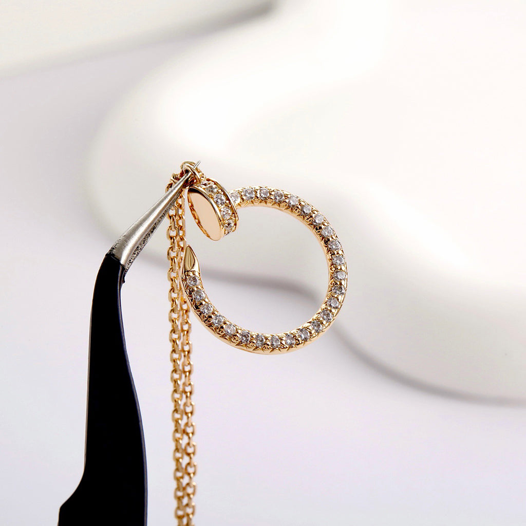 [Limara] JUSTE NECKLACE FULL DIAMOND
