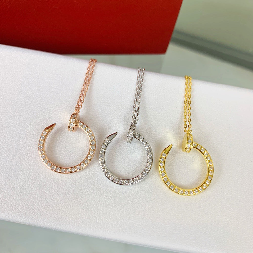 [Limara] JUSTE NECKLACE FULL DIAMOND