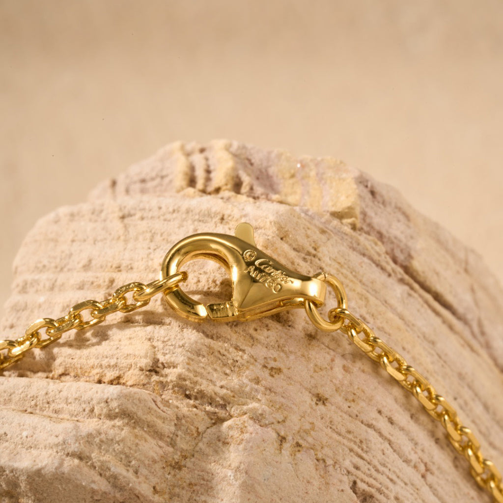 [Limara] JUSTE NECKLACE HALF DIAMOND