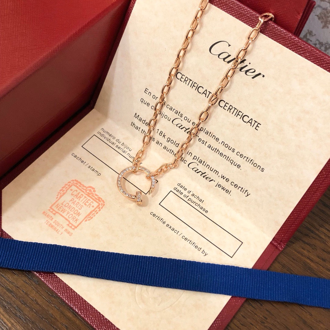 [Limara] JUSTE NECKLACE FULL DIAMONDS