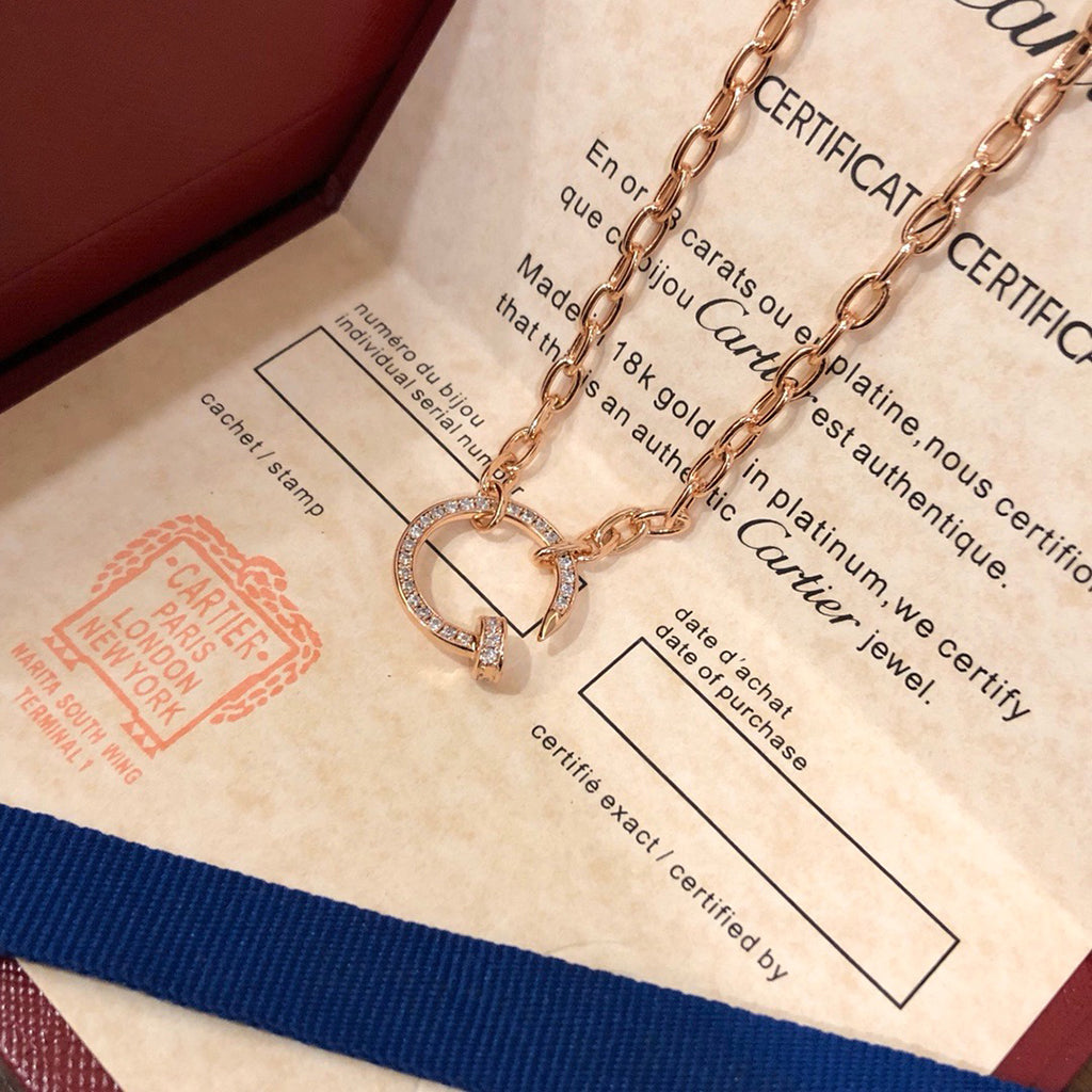 [Limara] JUSTE NECKLACE FULL DIAMONDS