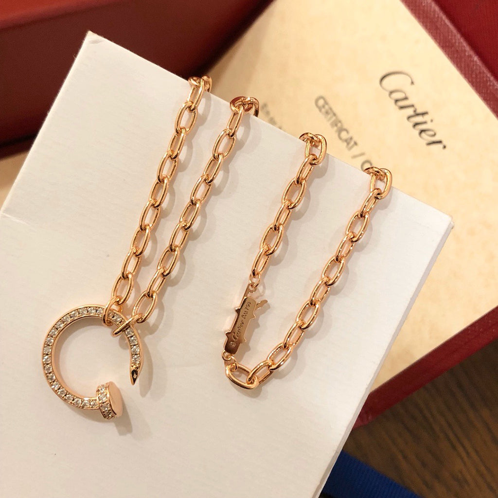 [Limara] JUSTE NECKLACE FULL DIAMONDS