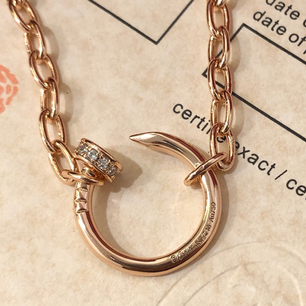 [Limara] JUSTE NECKLACE FULL DIAMONDS
